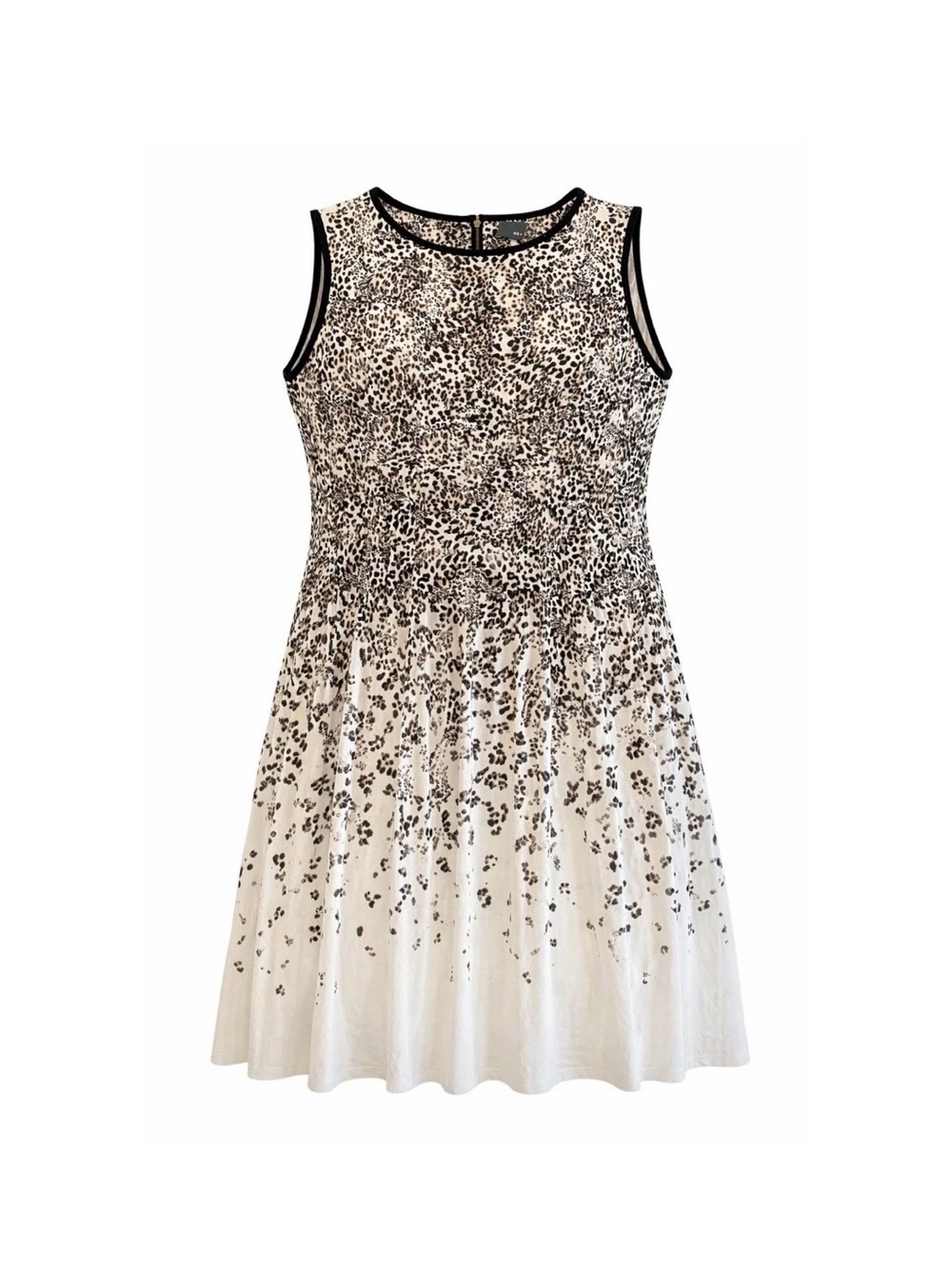 GabbySkye Leopard Print Plus Size Fit & Flow Dress Size 24W